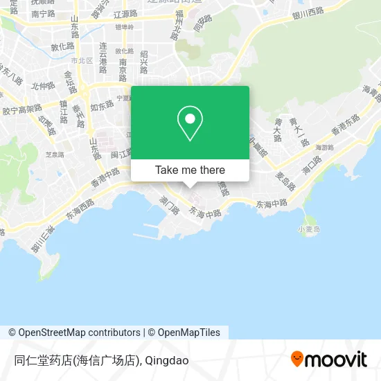 同仁堂药店(海信广场店) map
