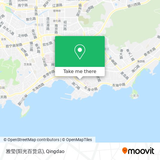 雅莹(阳光百货店) map