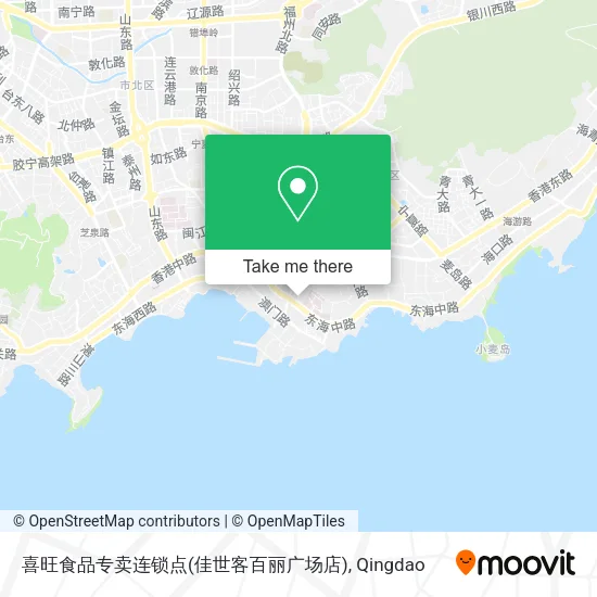 喜旺食品专卖连锁点(佳世客百丽广场店) map