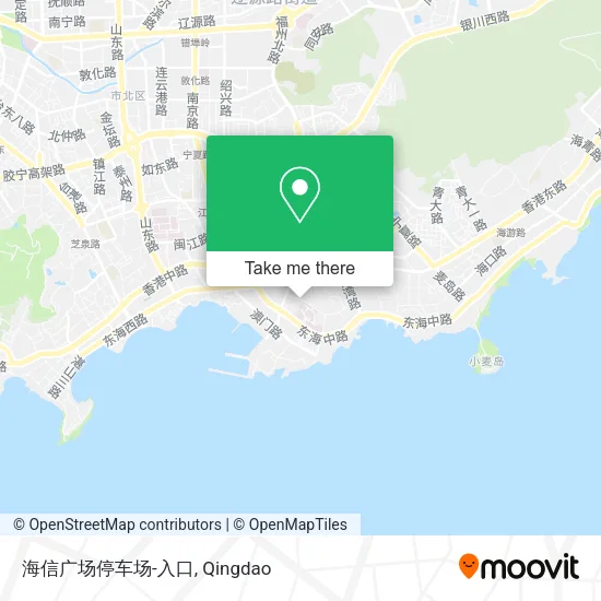 海信广场停车场-入口 map
