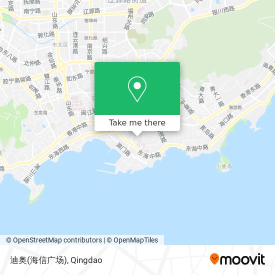 迪奥(海信广场) map