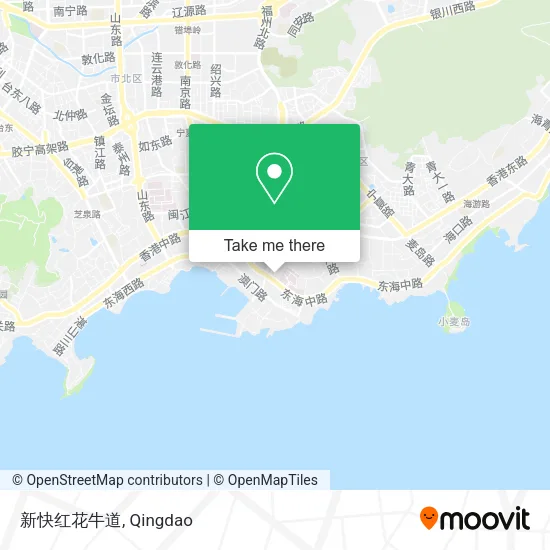 新快红花牛道 map