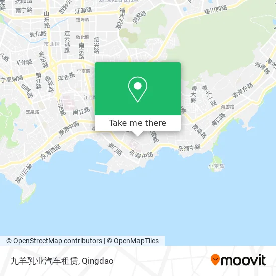 九羊乳业汽车租赁 map