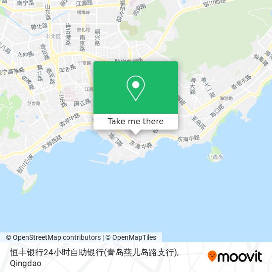 恒丰银行24小时自助银行(青岛燕儿岛路支行) map