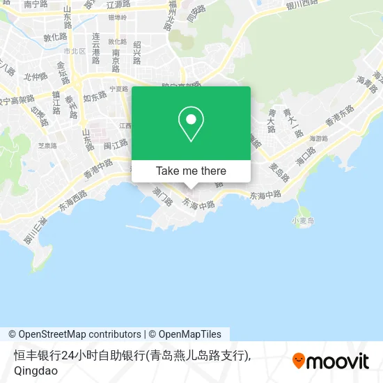 恒丰银行24小时自助银行(青岛燕儿岛路支行) map