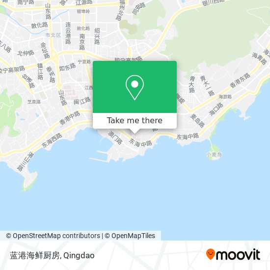 蓝港海鲜厨房 map