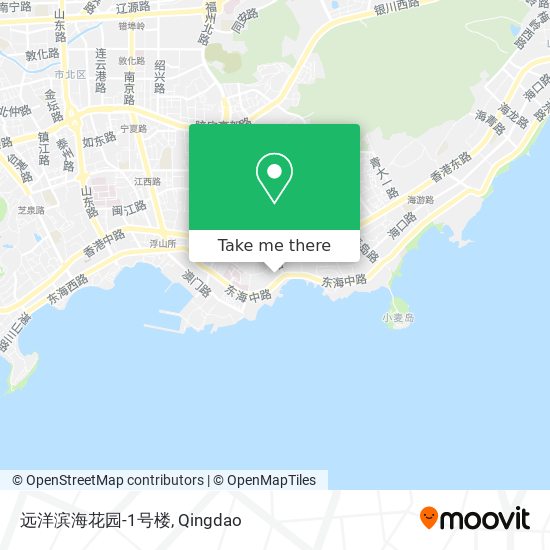 远洋滨海花园-1号楼 map