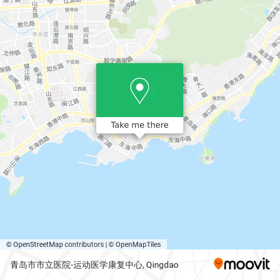 青岛市市立医院-运动医学康复中心 map