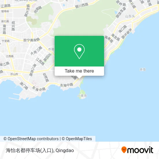 海怡名都停车场(入口) map