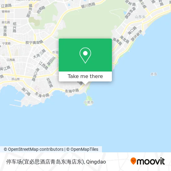 停车场(宜必思酒店青岛东海店东) map