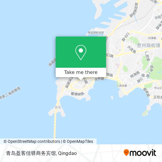 青岛盈客佳驿商务宾馆 map