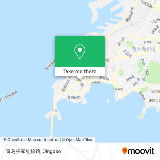 青岛福家红旅馆 map
