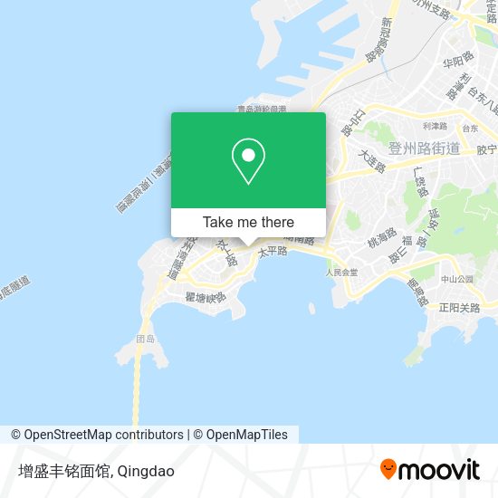 增盛丰铭面馆 map