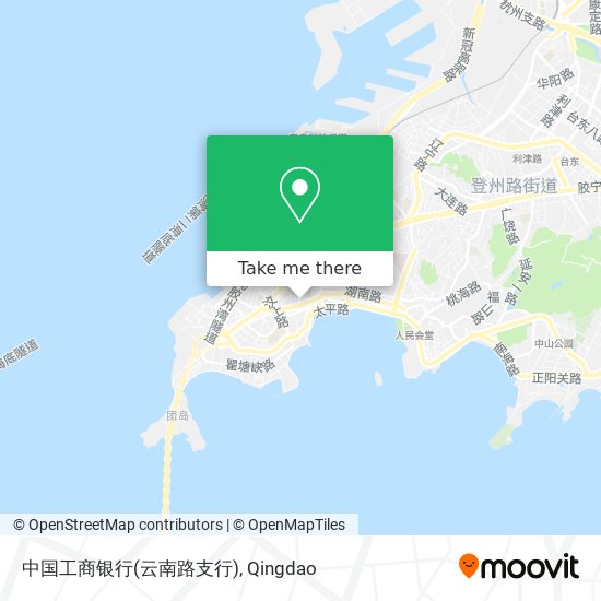 中国工商银行(云南路支行) map