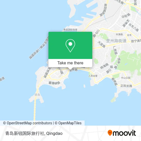 青岛新锐国际旅行社 map