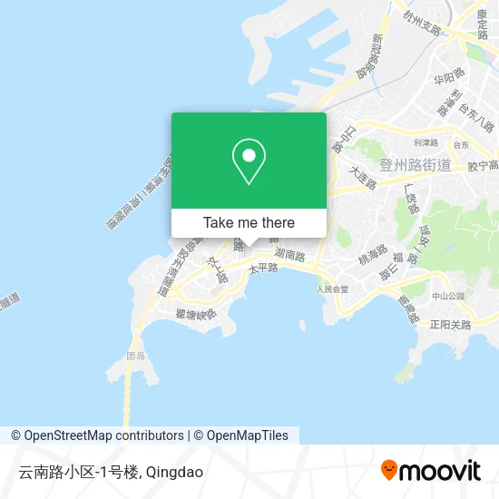 云南路小区-1号楼 map