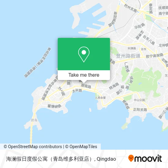 海澜假日度假公寓（青岛维多利亚店） map