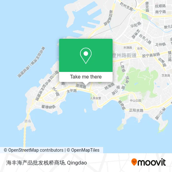 海丰海产品批发栈桥商场 map