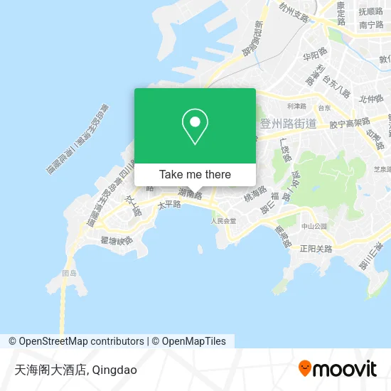 天海阁大酒店 map