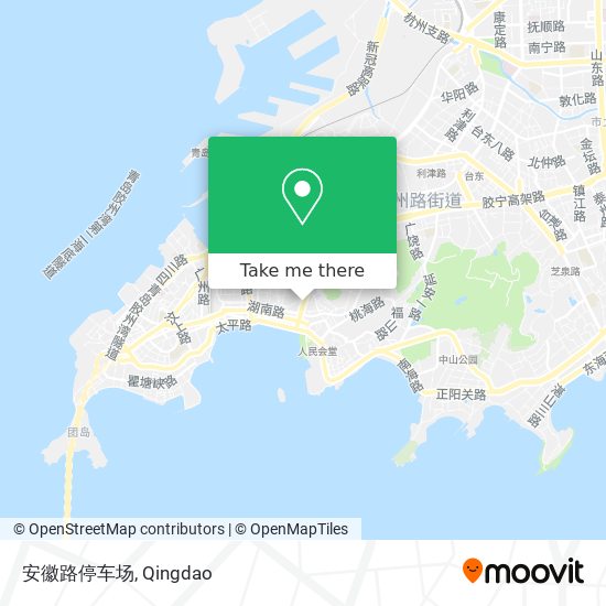 安徽路停车场 map