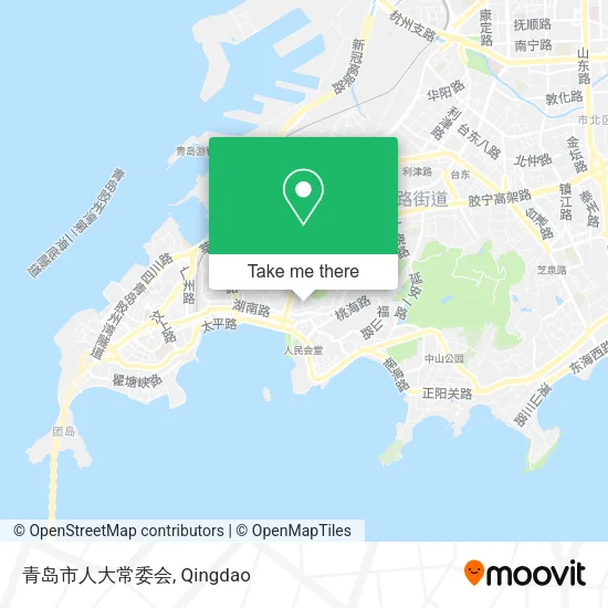 青岛市人大常委会 map