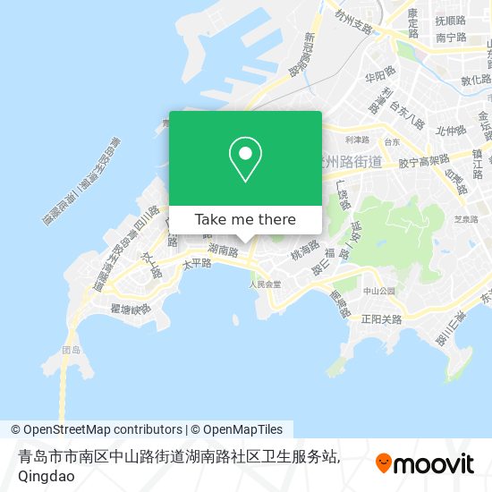 青岛市市南区中山路街道湖南路社区卫生服务站 map
