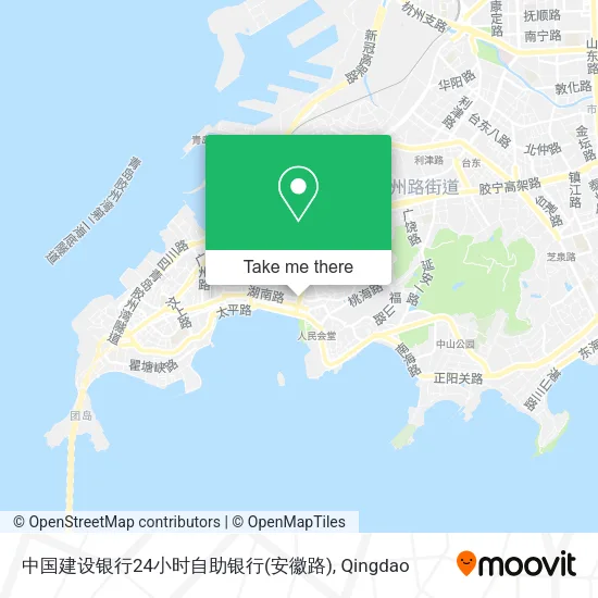 中国建设银行24小时自助银行(安徽路) map