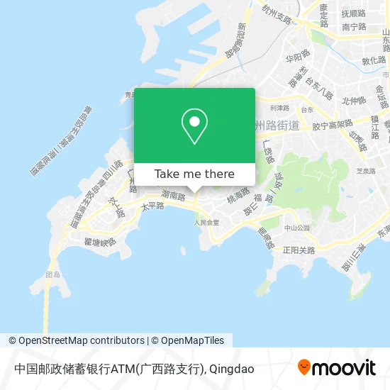 中国邮政储蓄银行ATM(广西路支行) map