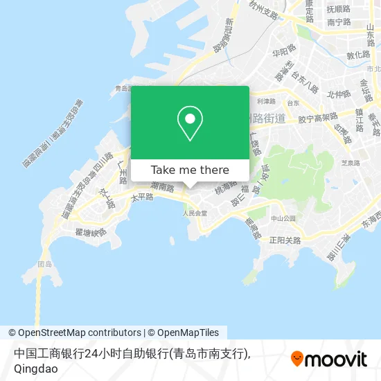 中国工商银行24小时自助银行(青岛市南支行) map