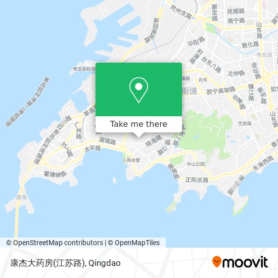 康杰大药房(江苏路) map