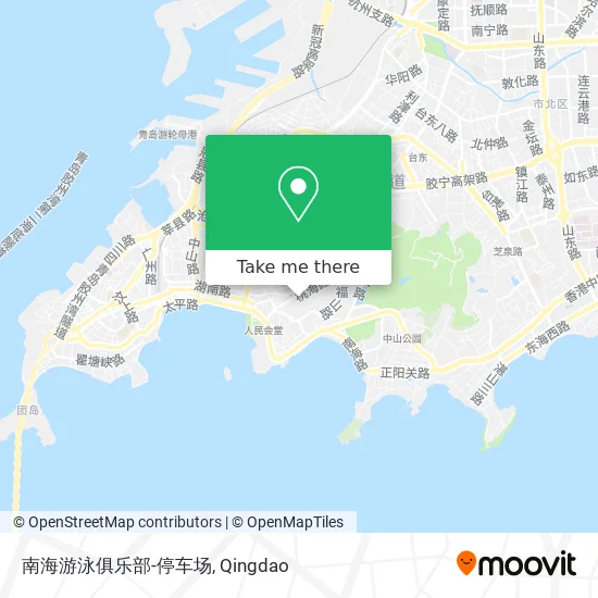南海游泳俱乐部-停车场 map
