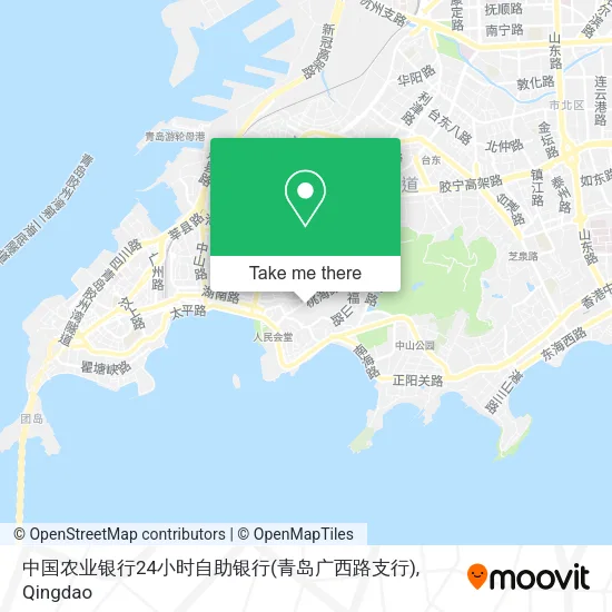 中国农业银行24小时自助银行(青岛广西路支行) map