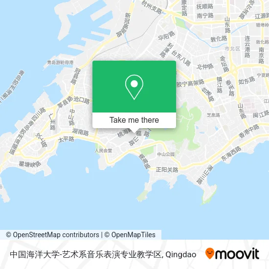 中国海洋大学-艺术系音乐表演专业教学区 map