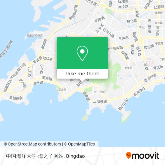 中国海洋大学-海之子网站 map