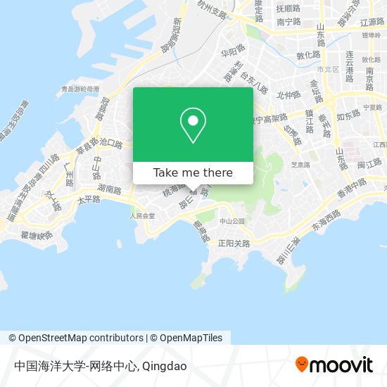 中国海洋大学-网络中心 map
