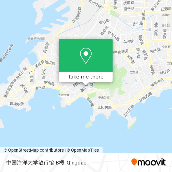 中国海洋大学敏行馆-B楼 map