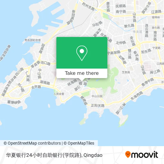 华夏银行24小时自助银行(学院路) map