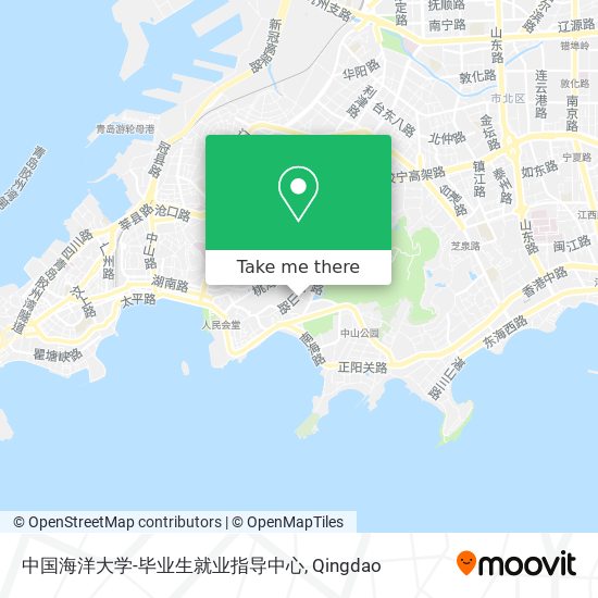 中国海洋大学-毕业生就业指导中心 map