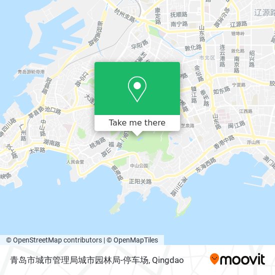 青岛市城市管理局城市园林局-停车场 map