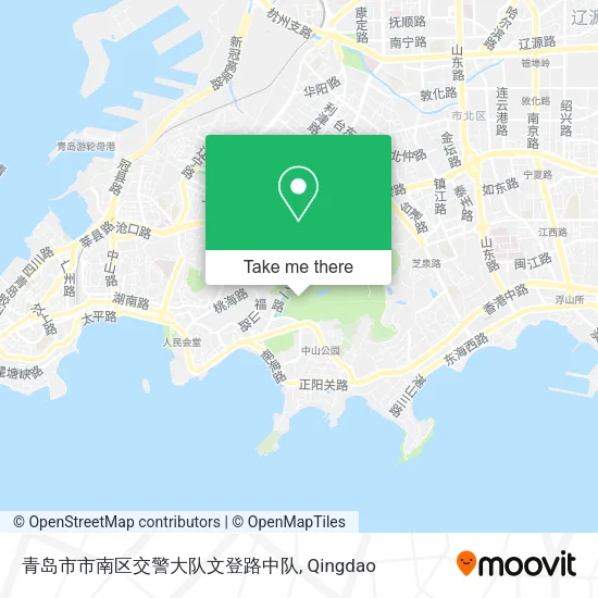 青岛市市南区交警大队文登路中队 map
