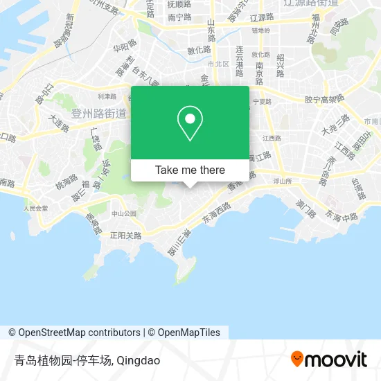青岛植物园-停车场 map
