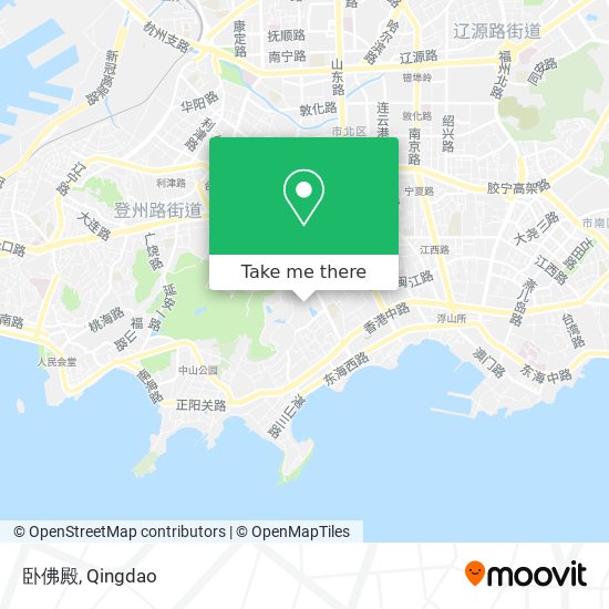 卧佛殿 map