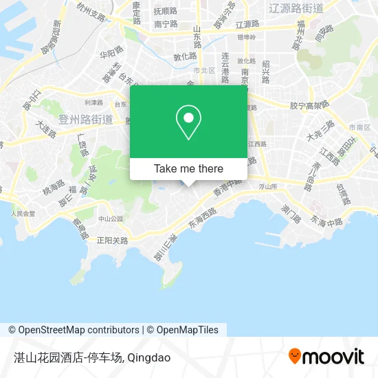 湛山花园酒店-停车场 map