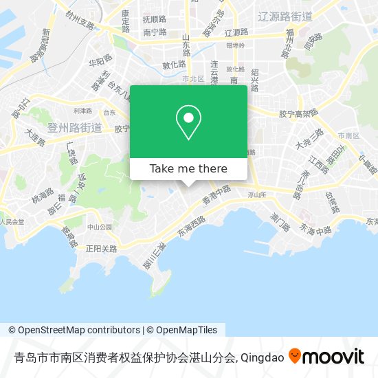 青岛市市南区消费者权益保护协会湛山分会 map