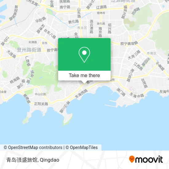 青岛强盛旅馆 map