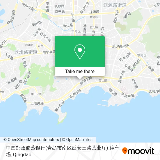 中国邮政储蓄银行(青岛市南区延安三路营业厅)-停车场 map