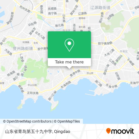 山东省青岛第五十九中学 map