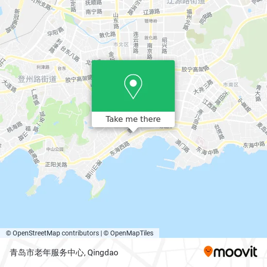 青岛市老年服务中心 map