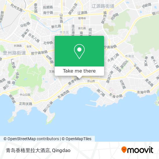 青岛香格里拉大酒店 map