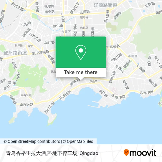 青岛香格里拉大酒店-地下停车场 map